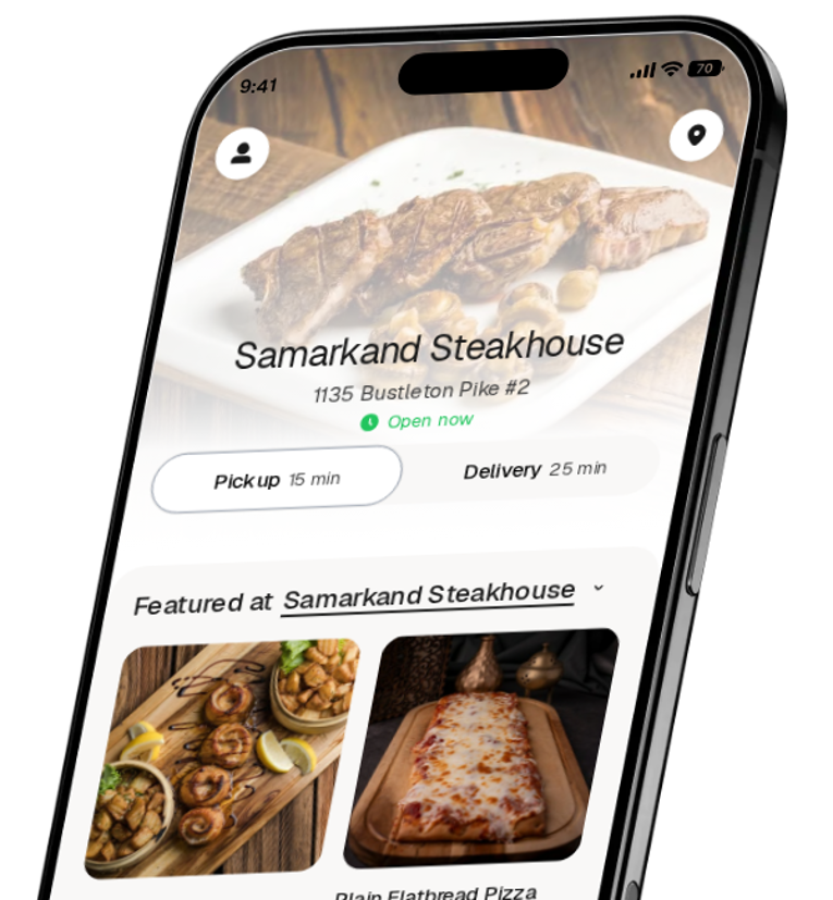 Samarkand Steakhouse app preview