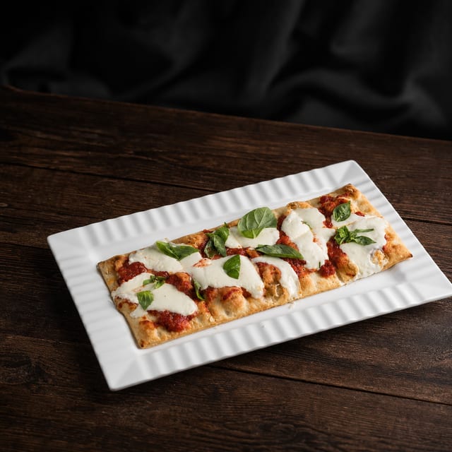 Margherita Flatbread Pizza.