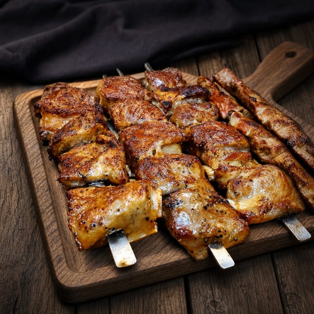 Lamb Rib Kebab.