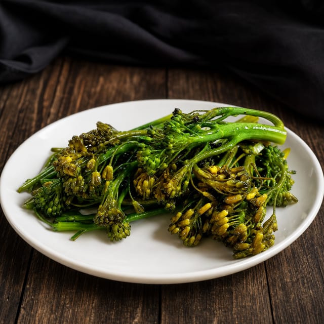 Steamed Broccoli.