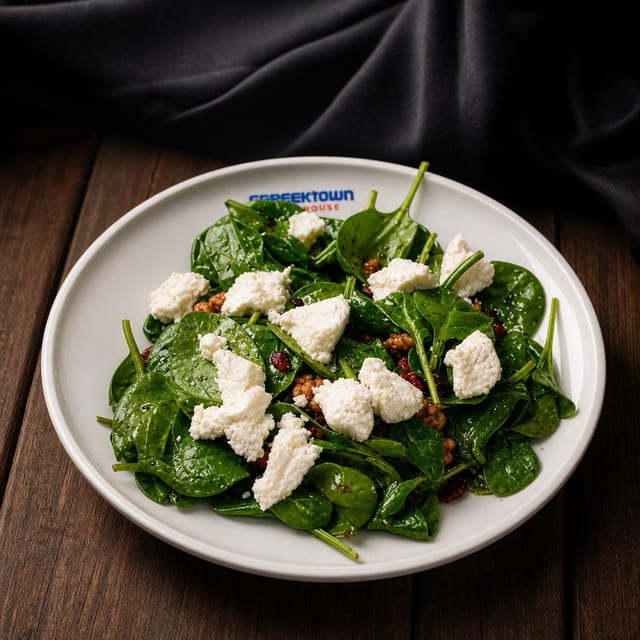 Organic Baby Spinach Salad.