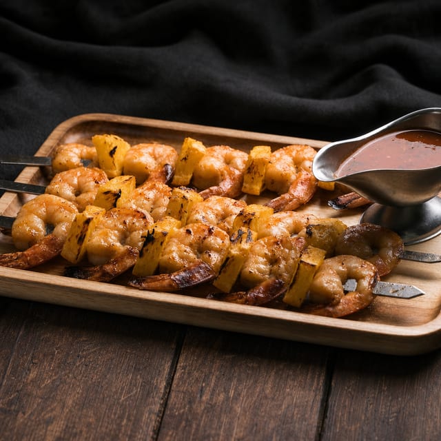 Shrimp Kebab.