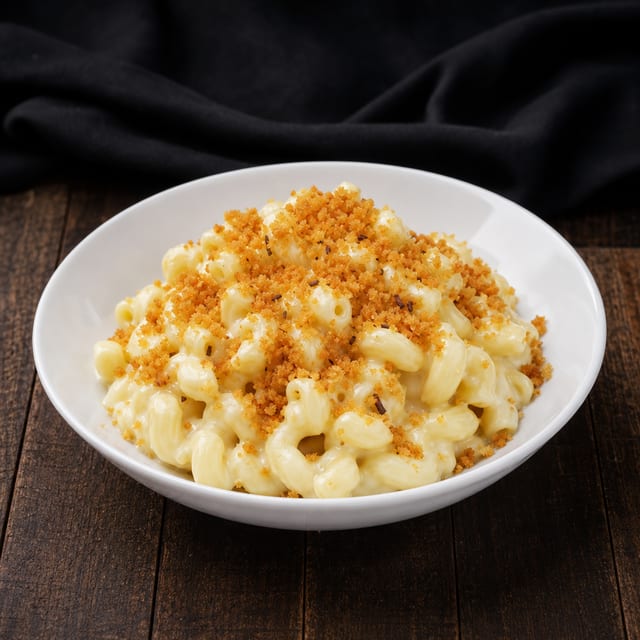 Smoked Gouda Mac N Cheese.